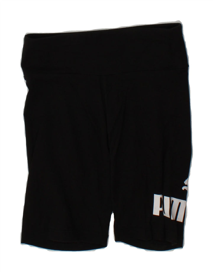 PUMA Mens Graphic Sport Shorts XS Black Cotton Vintage Puma and Second-Hand Puma from Messina Hembry 