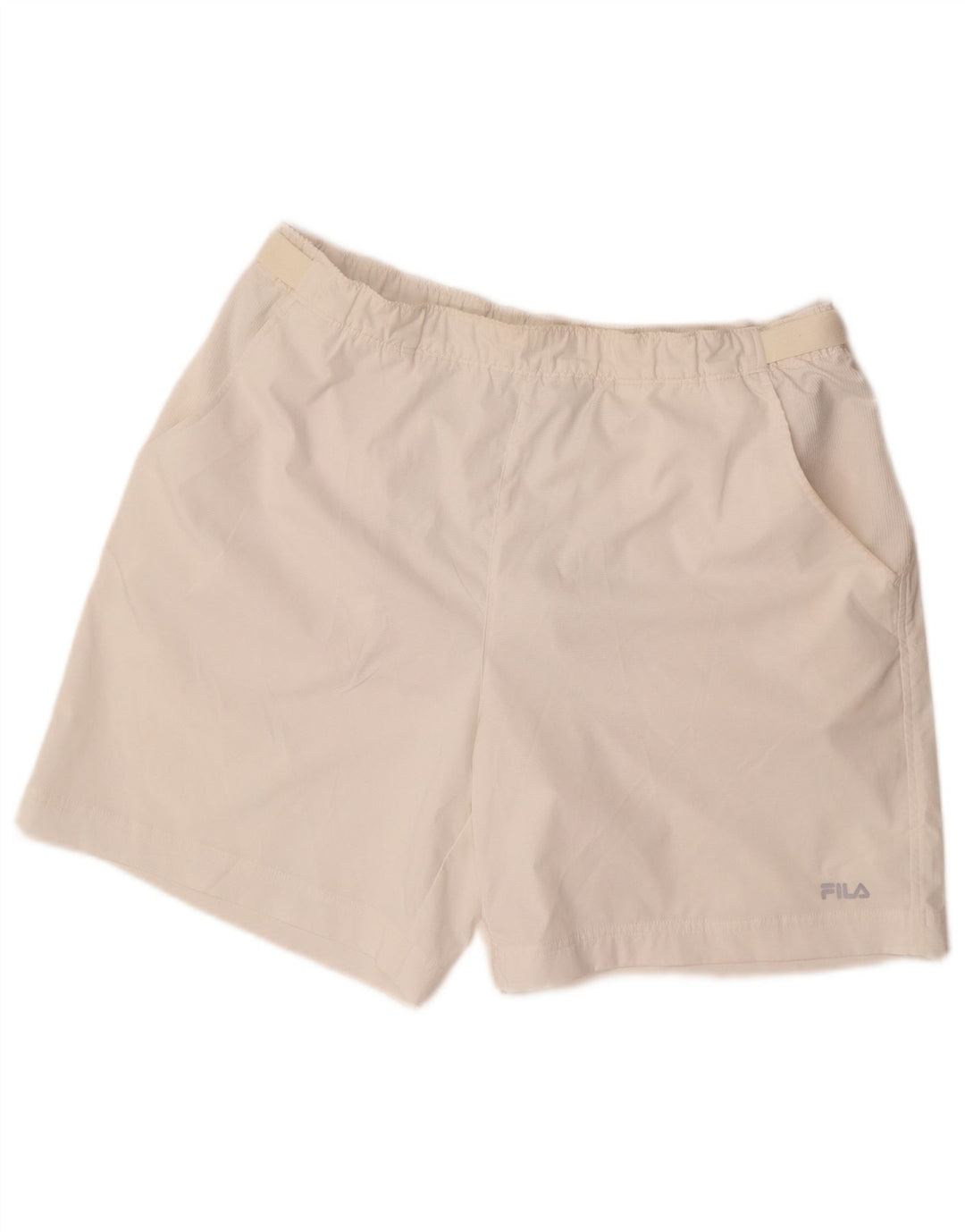 Pantaloncini da bagno Fila da uomo grandi bianchi