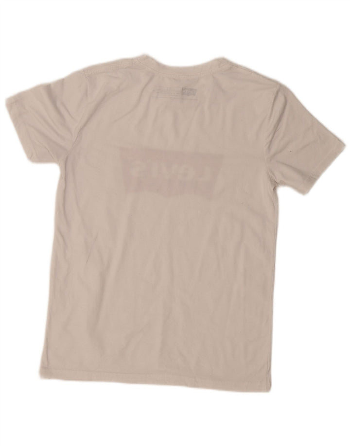 T-shirt grafica standard da donna LEVI'S Coupe UK 10 piccola bianca