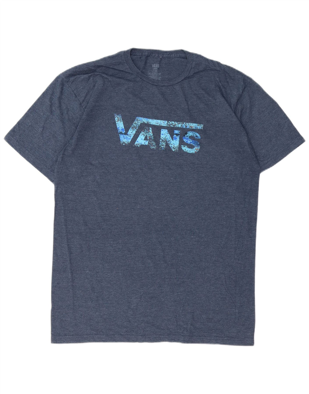 T-shirt grafica da uomo VANS Top Large blu navy