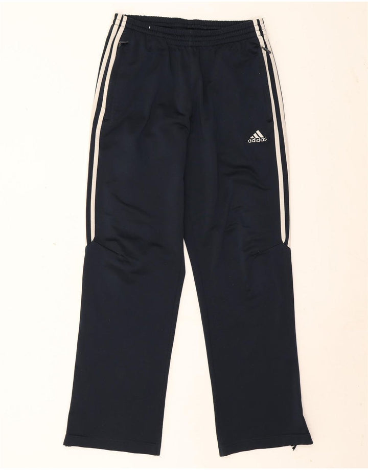 Pantaloni da tuta da uomo Adidas UK 34/36 Small Poliestere blu navy
