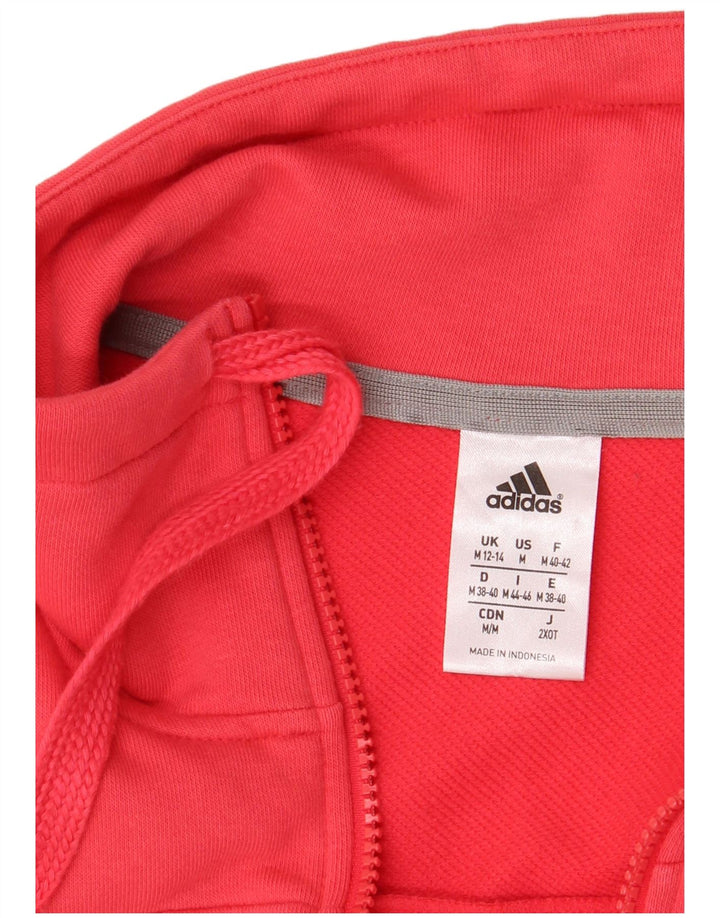 Giacca da ginnastica Adidas Climalite da donna UK 12/14 Rosa medio