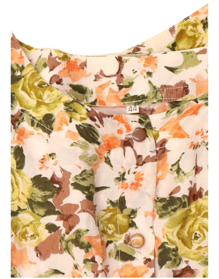 Set gonna vintage da donna in 2 pezzi IT 44 medio W26 floreale multicolore