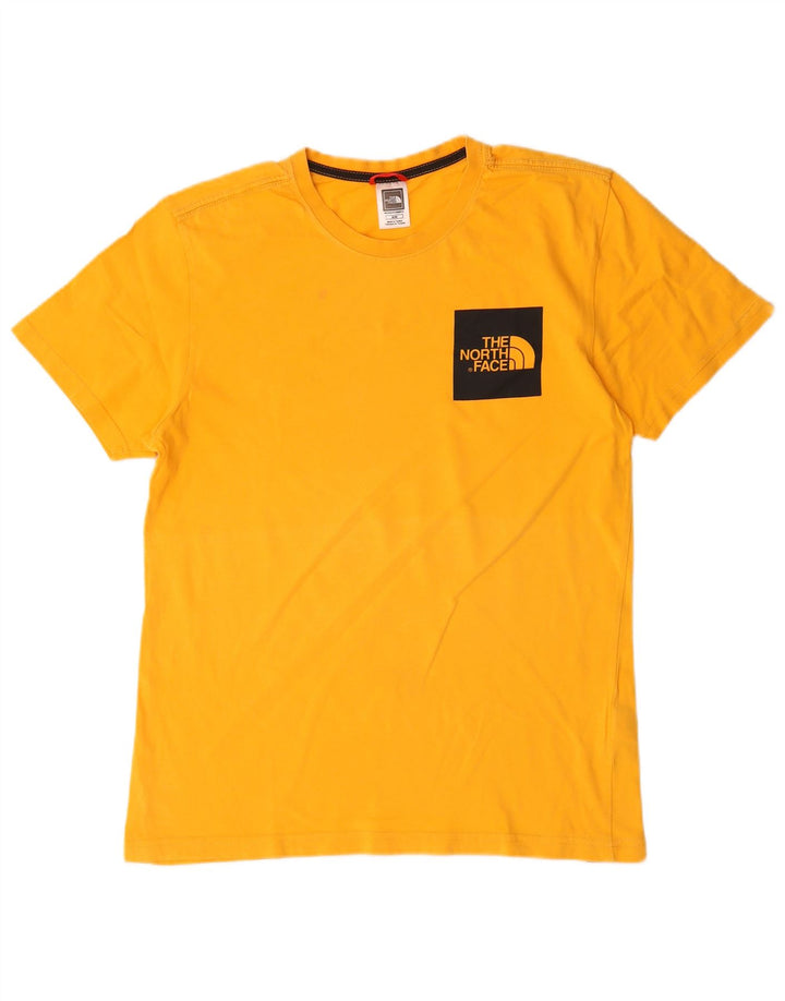 T-shirt grafica da uomo The North Face Top in cotone giallo medio