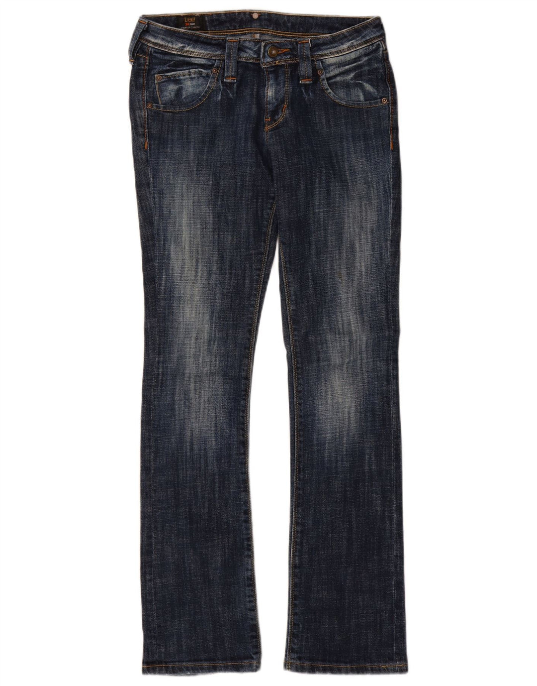 Jeans bootcut da donna a vita bassa LEE W29 L33 cotone blu navy