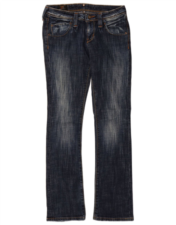 Jeans bootcut da donna a vita bassa LEE W29 L33 cotone blu navy