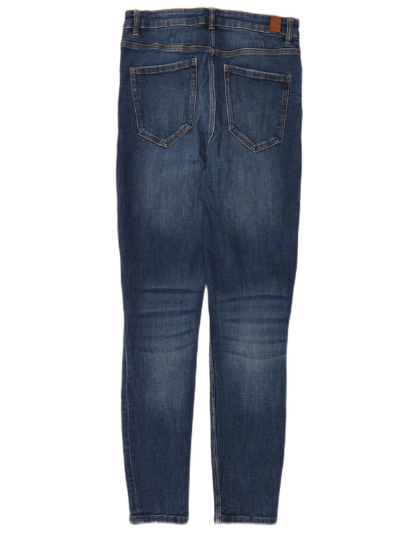 Jeans skinny effetto consumato Zara da donna EU 36 XS W26 L28 Blu