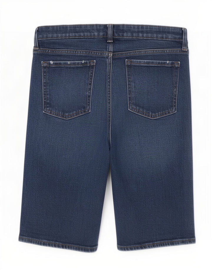 Pantaloncini Bermuda in denim da donna Gap W28 cotone blu medio
