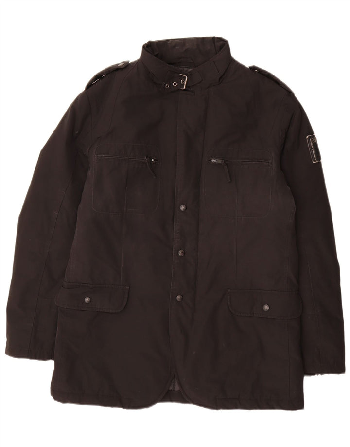 Bomboogie Giacca imbottita militare da uomo UK 42 XL Poliestere nero