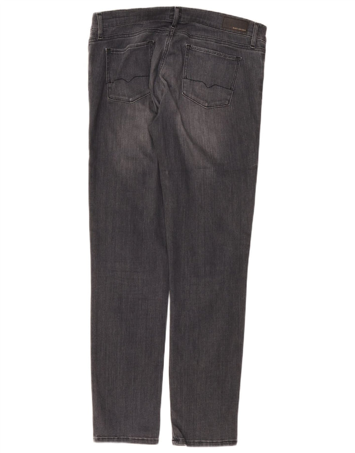 Jeans dritti da uomo Hugo Boss W32 L34 cotone grigio