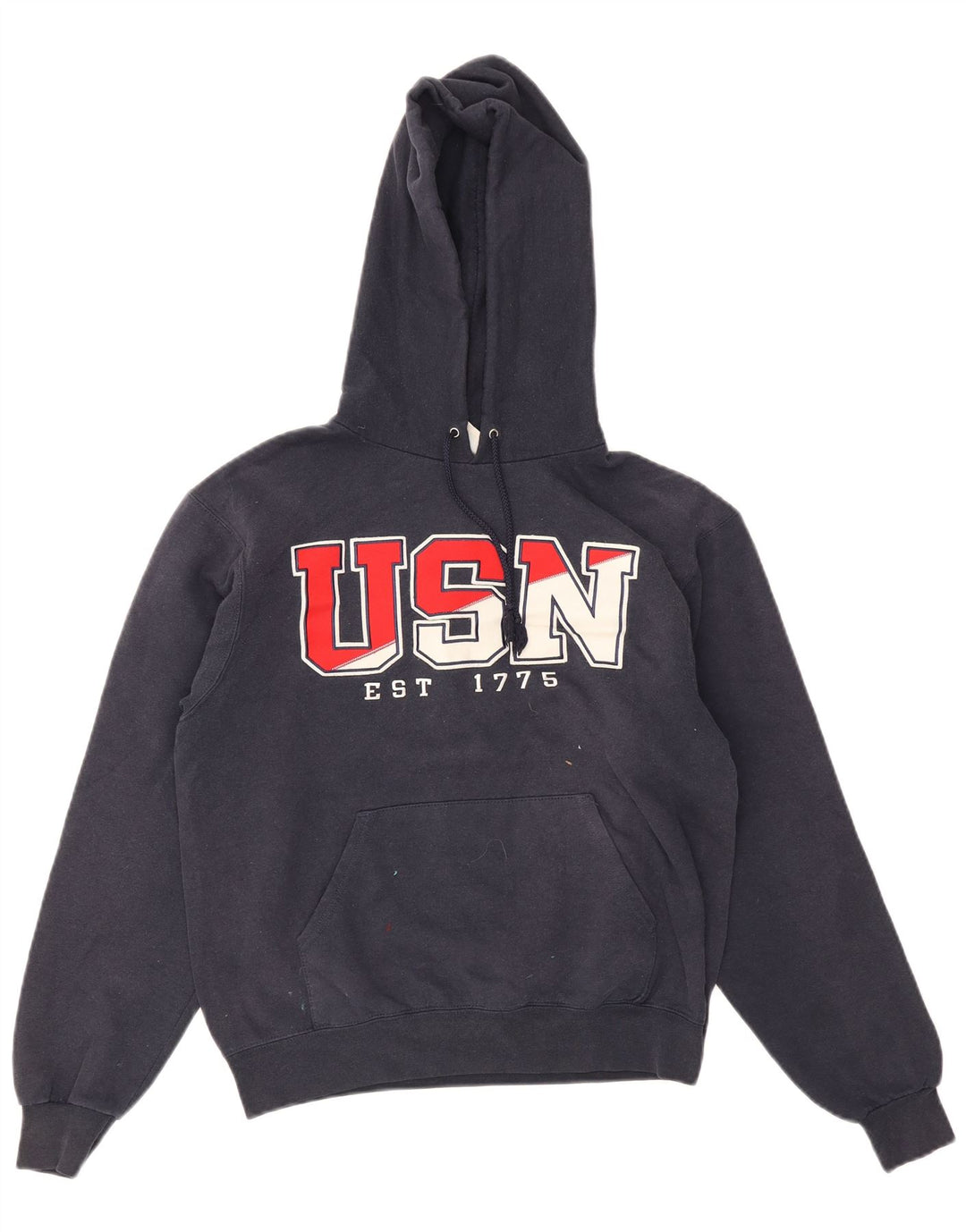 Felpa con cappuccio grafica da uomo Champion Small blu navy