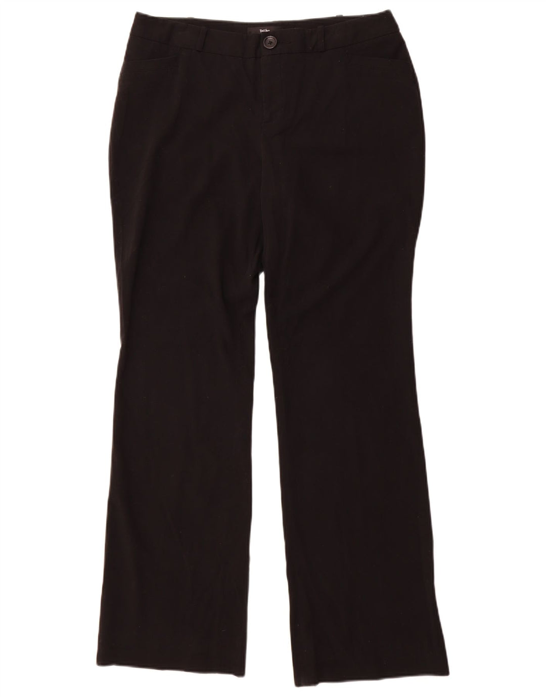 Pantaloni casual bootcut da donna Mossimo US 10 Large W34 L32 poliestere nero