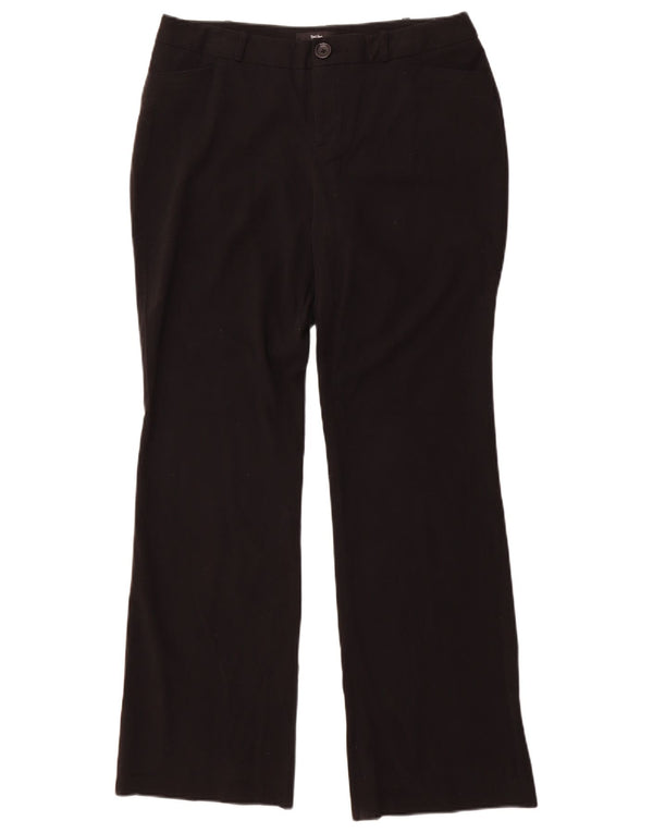 Pantaloni casual bootcut da donna Mossimo US 10 Large W34 L32 poliestere nero