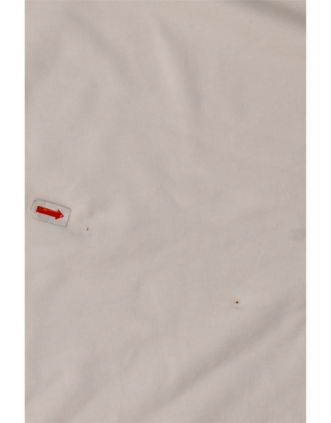 Top Zara da uomo a maniche lunghe in cotone bianco medio