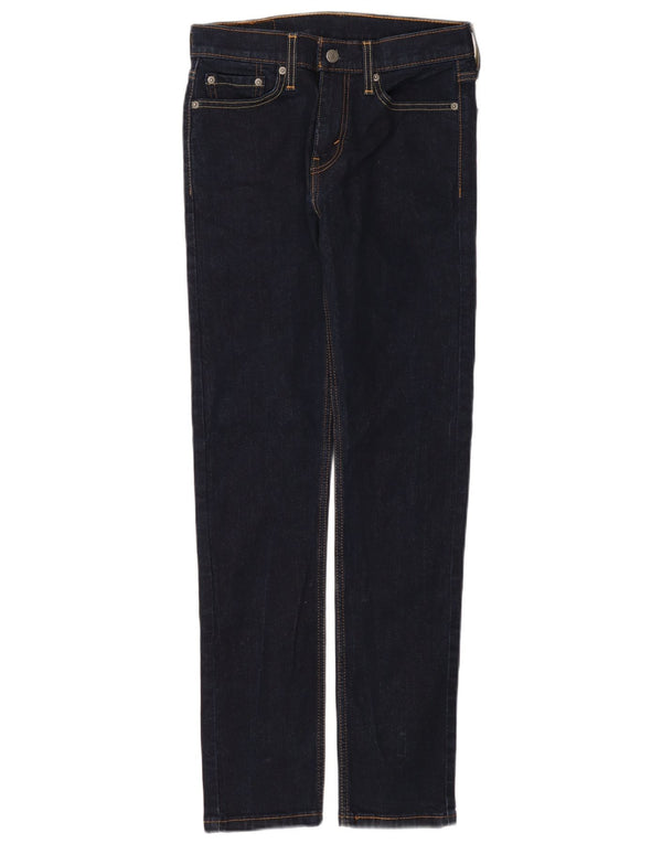 Jeans Levi's Uomo 510 Skinny W28 L32 Cotone Blu Navy