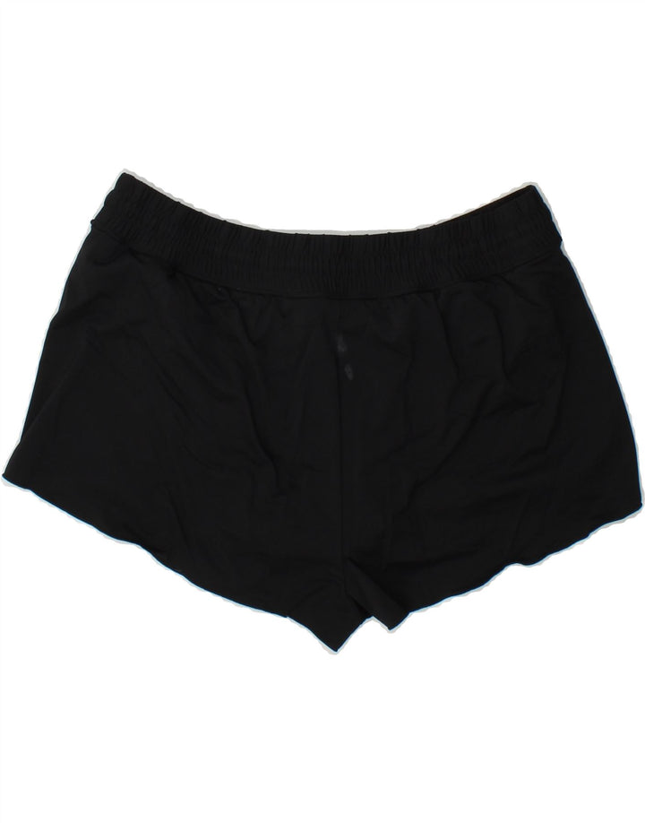 ATHLETA Womens Sport Shorts UK 14 Medium  Black Nylon Vintage Athleta and Second-Hand Athleta from Messina Hembry 