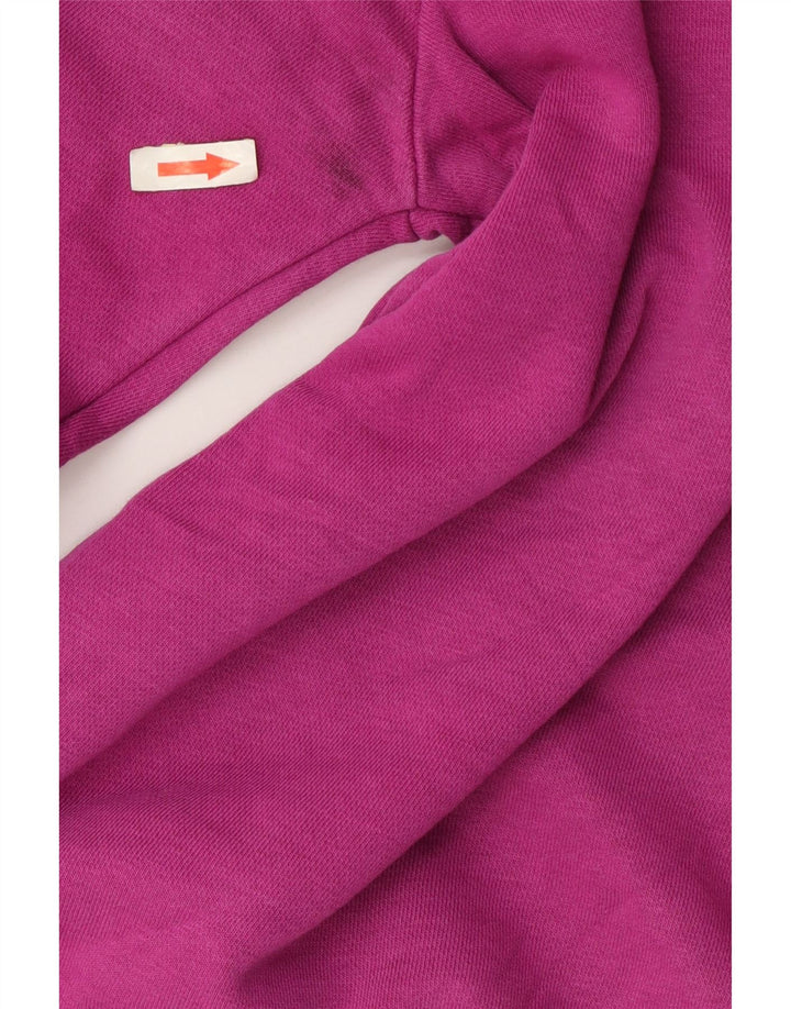 Felpa oversize da donna Nike Jumper UK 10 Small Pink Cotton