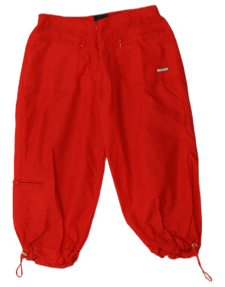 Pantaloni capri da donna Champion Joggers medi W28 L19 rosso poliammide