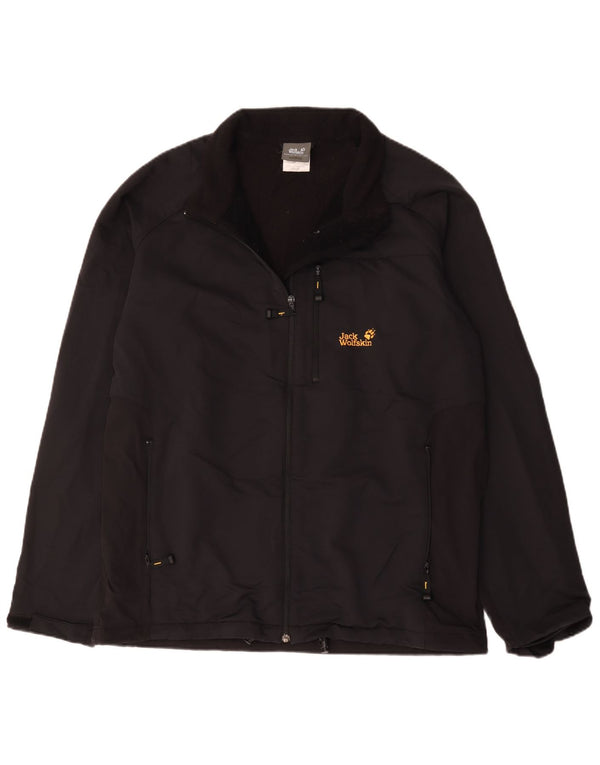 Giacca a vento da uomo Jack Wolfskin UK 46/48 2XL poliestere nero