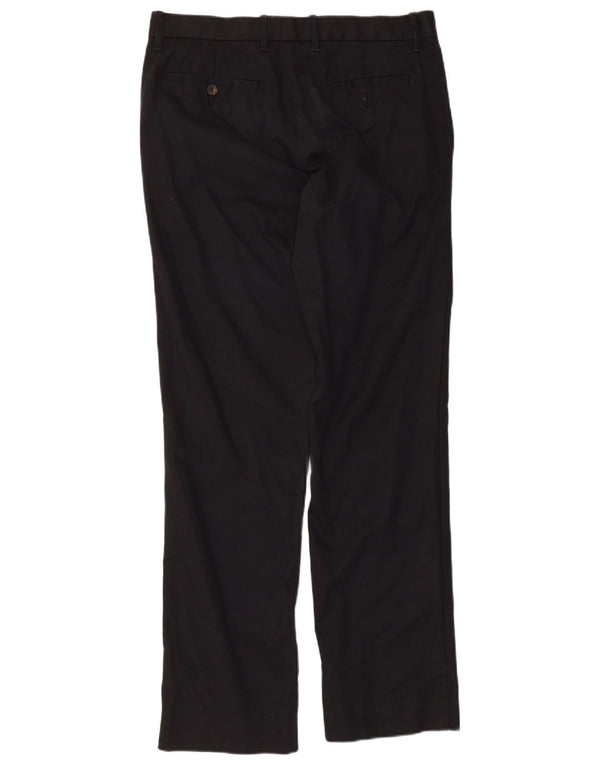 Pantaloni chino dritti da uomo Gap W32 L32 cotone gessato nero
