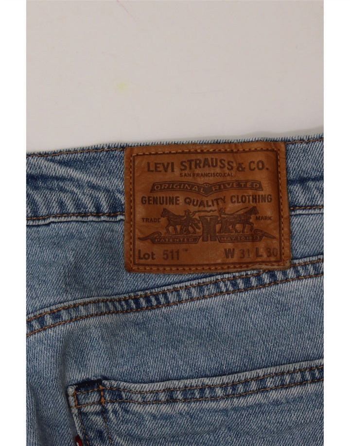 LEVI'S Mens 511 Slim Jeans W31 L30 Blue Vintage Levi's and Second-Hand Levi's from Messina Hembry 