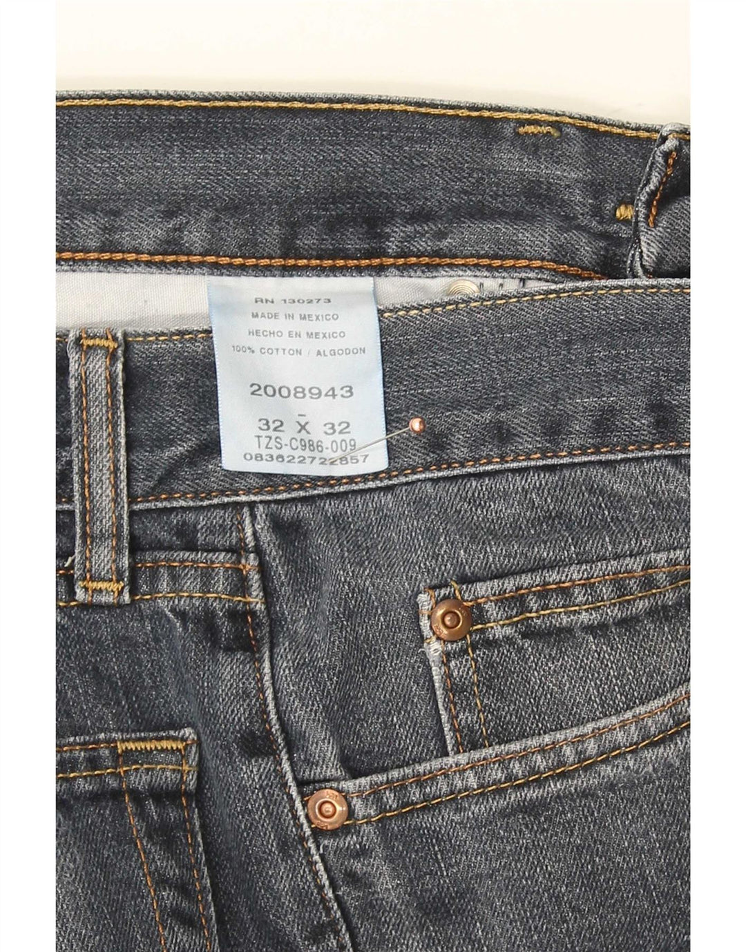 Jeans dritti da uomo Lee W32 L32 in cotone blu