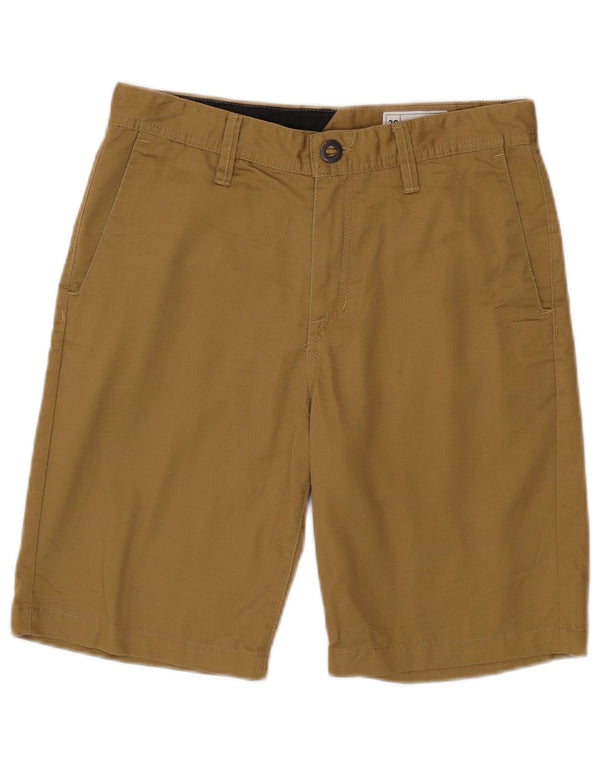 Pantaloncini chino da uomo Volcom W29 piccoli in poliestere kaki