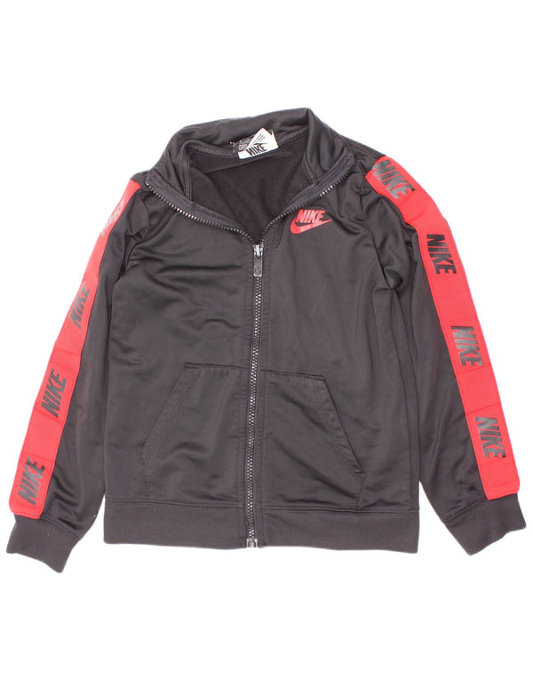 Giacca da tuta grafica Nike da ragazzo, 6-7 anni, grande, colore nero