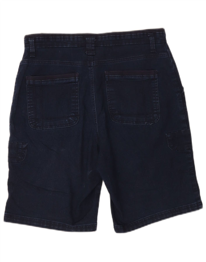 Pantaloncini cargo da uomo in denim con etichetta platino LEE W32 blu navy medio