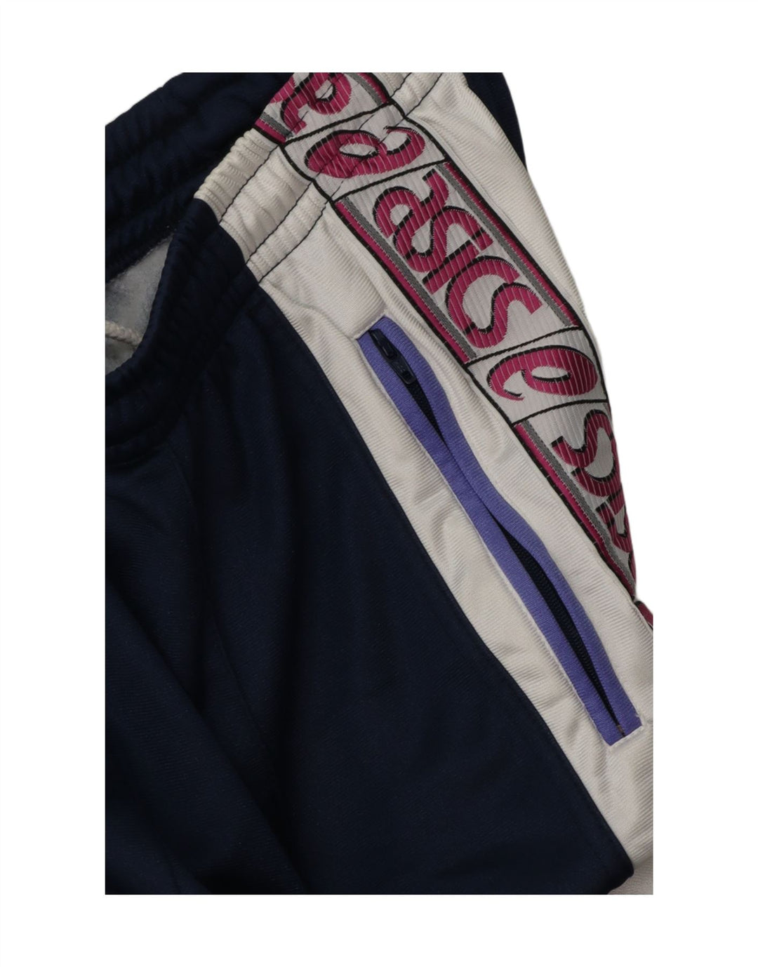 Pantaloni da tuta grafica da uomo Asics Small blu navy color block
