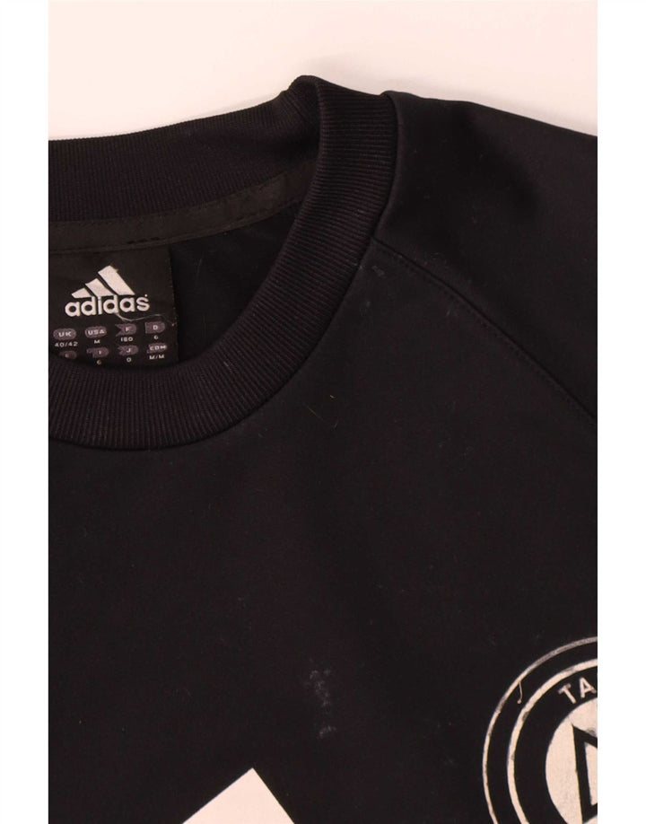 Adidas Uomo Climawarm Graphic Top Manica Lunga UK 40/42 Medio Nero