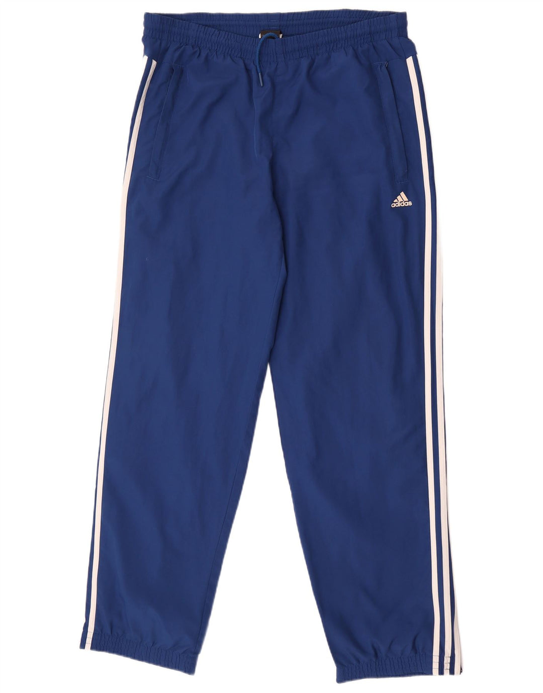 Pantaloni da tuta da uomo Adidas Joggers UK 42/44 Large Blu Poliestere