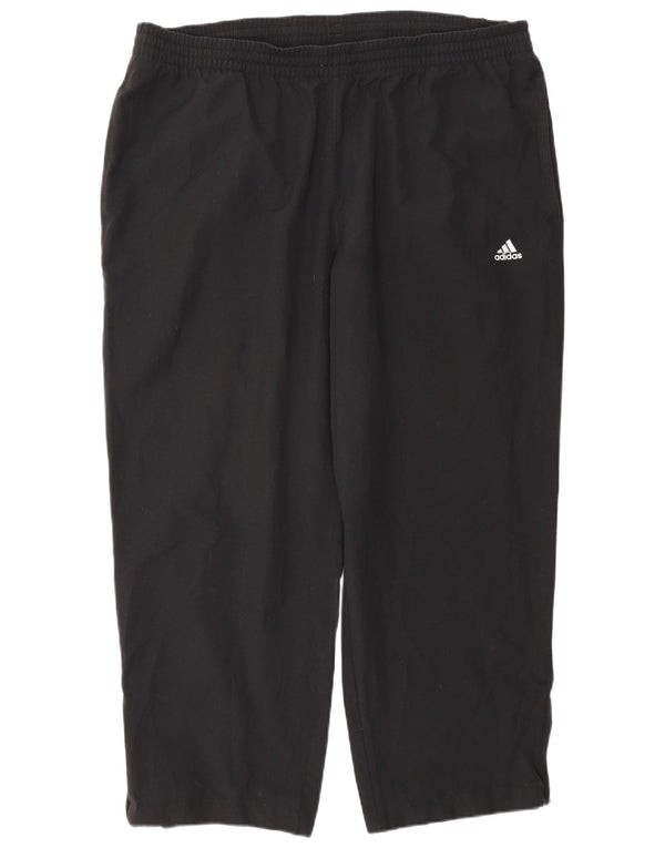 Pantaloni da tuta Adidas Climalite da uomo XL poliestere nero