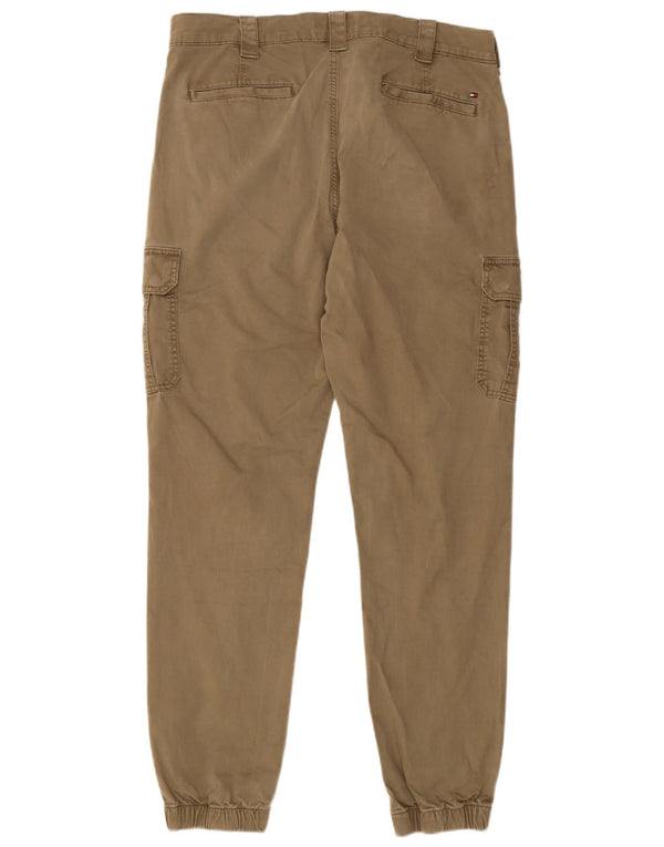 Pantaloni cargo da uomo Tommy Hilfiger Joggers W36 L32 Cotone beige