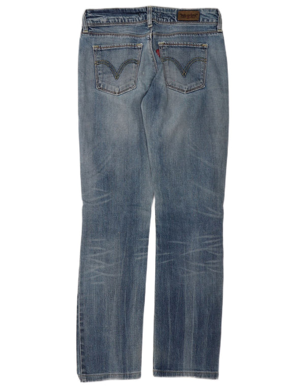 Jeans Levi's da donna 571 slim effetto consumato W29 L31 cotone blu