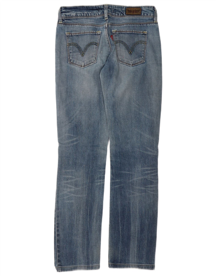 Jeans Levi's da donna 571 slim effetto consumato W29 L31 cotone blu