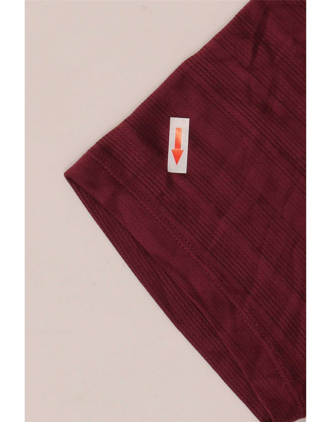 T-shirt Nike da uomo Dri Fit, top grande, in poliestere a righe bordeaux