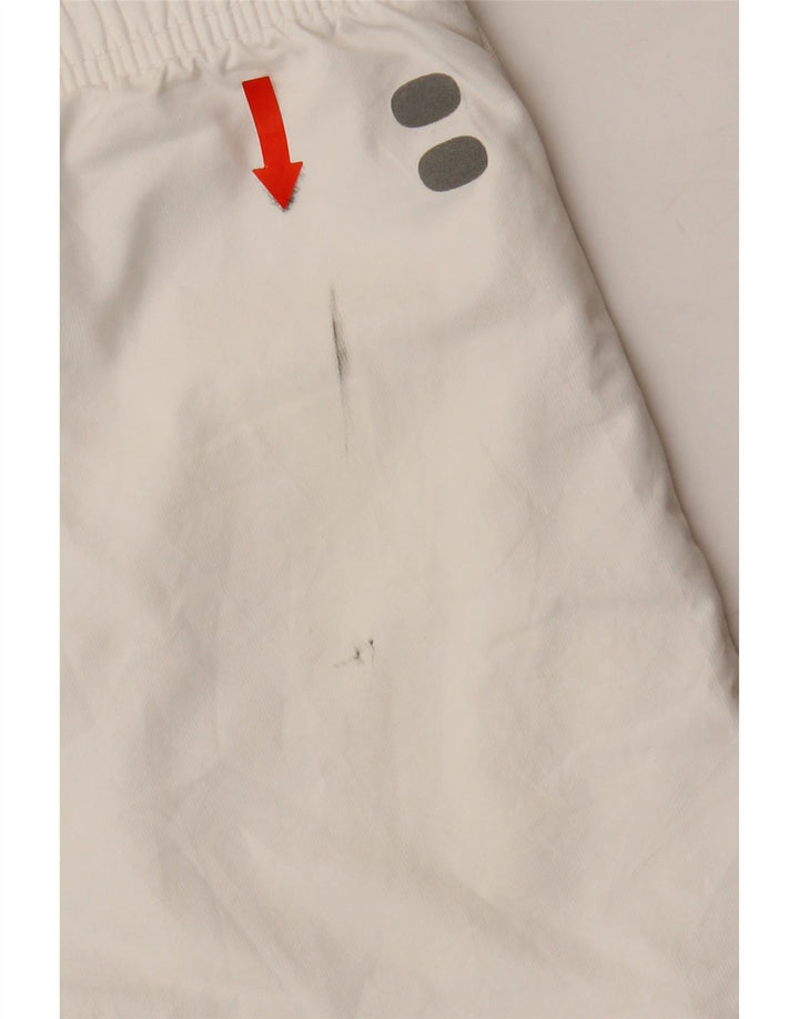 NIKE Womens Capri Tracksuit Trousers UK 16 Large  White Polyester Vintage Nike and Second-Hand Nike from Messina Hembry 