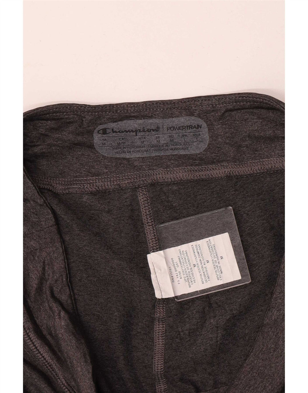 Leggings Capri da donna Champion UK 12 Poliestere grigio medio