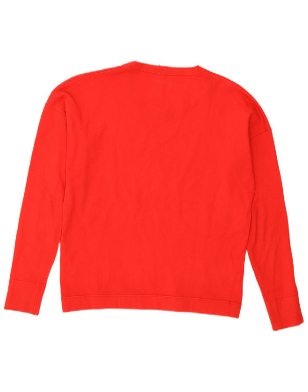 Maglione maglione girocollo da donna Penny Black UK 12 rosso medio