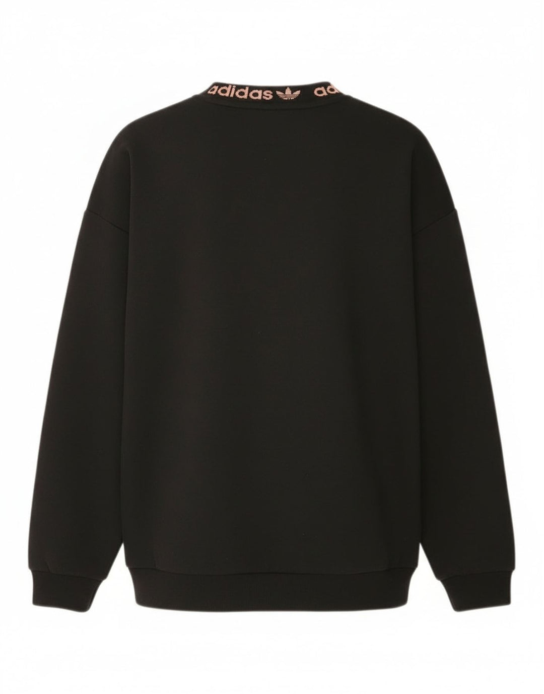 Felpa oversize con grafica da donna Adidas UK 4 piccola in cotone nero