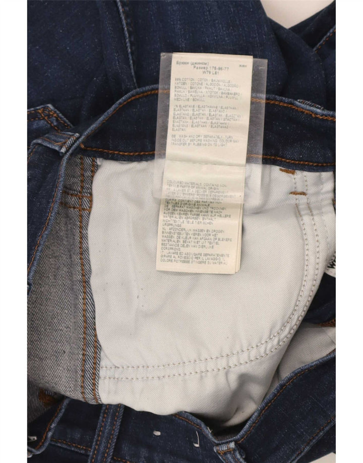 Jeans slim da uomo Wrangler W31 L32 cotone blu navy