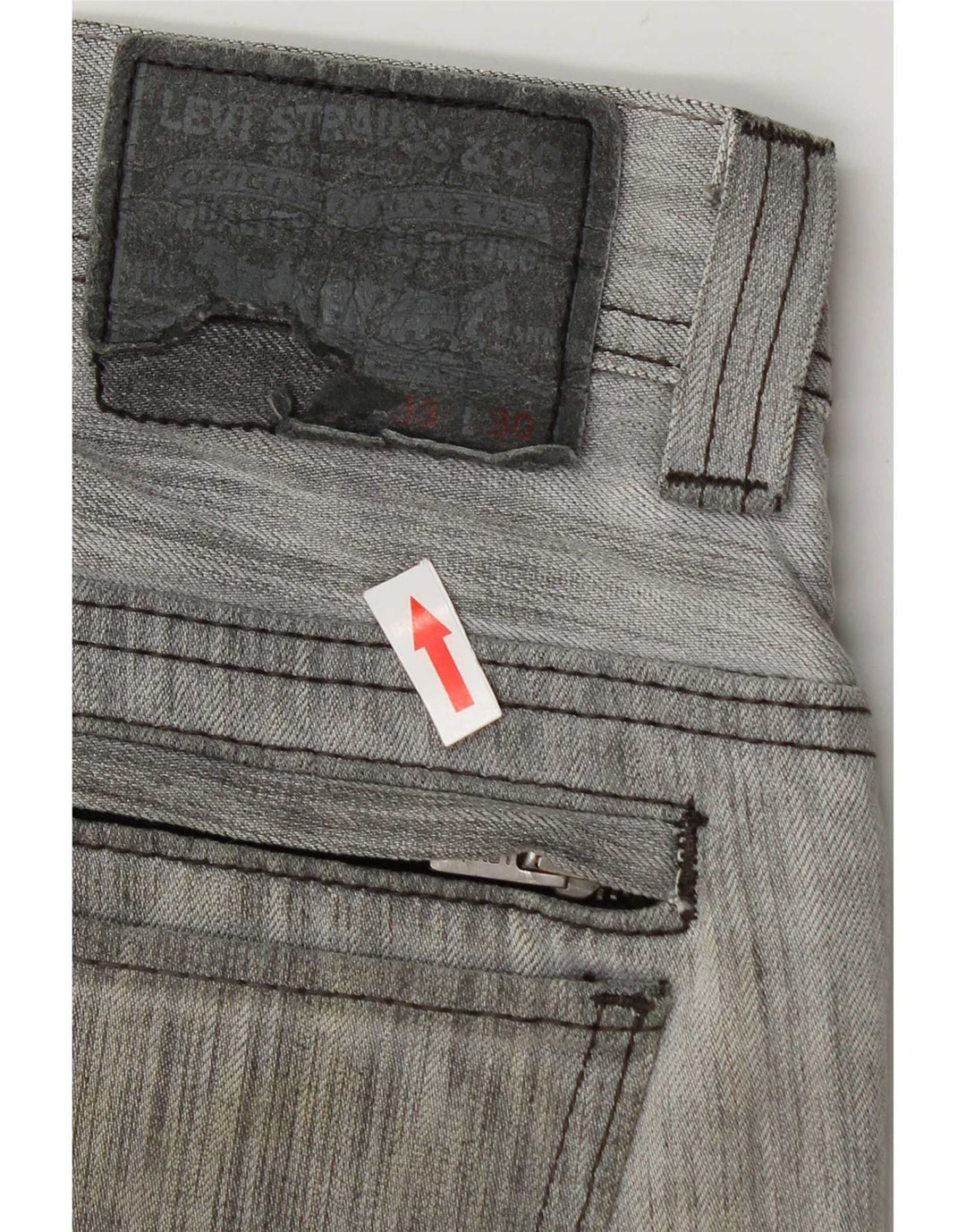 Levi's Uomo 511 Slim Jeans W33 L30 Cotone chiazzato grigio
