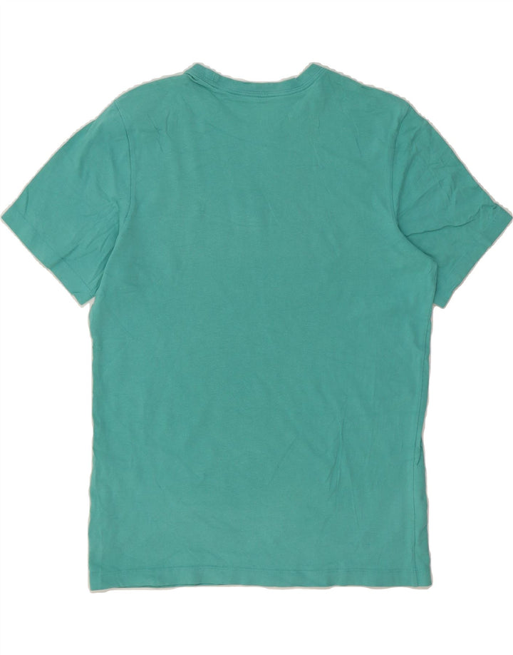 JORDAN Mens Graphic T-Shirt Top Medium Turquoise Cotton Vintage Jordan and Second-Hand Jordan from Messina Hembry 