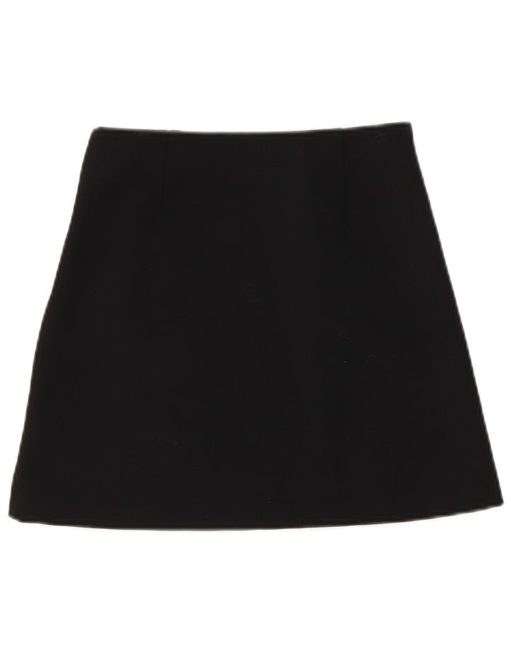 Minigonna Zara da donna XS W24 poliestere nero
