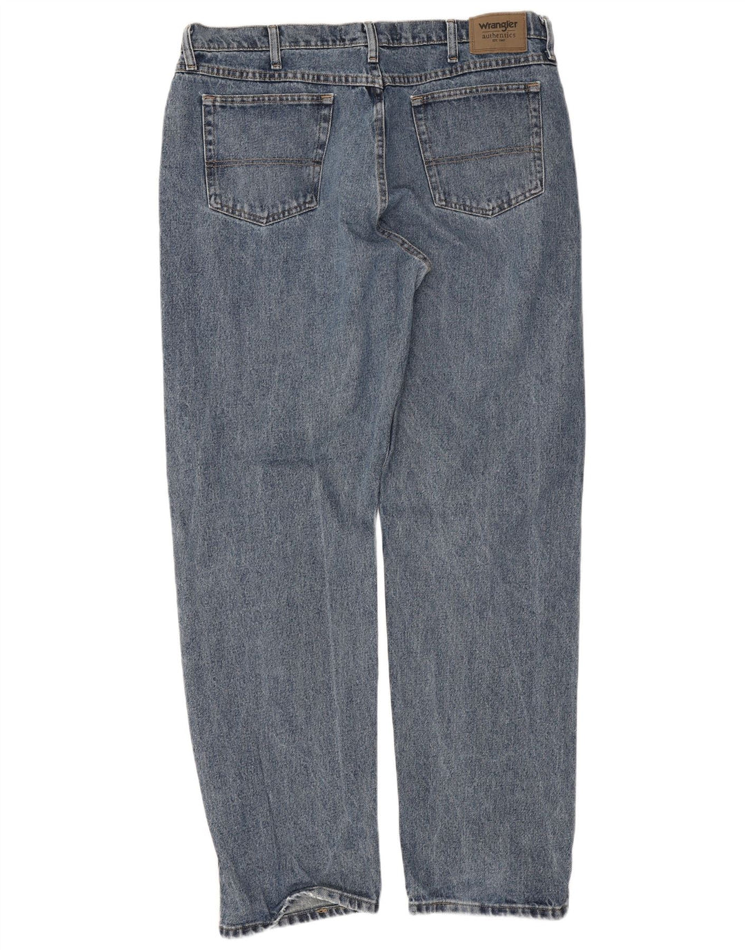 Jeans dritti da uomo Wrangler W38 L34 cotone blu