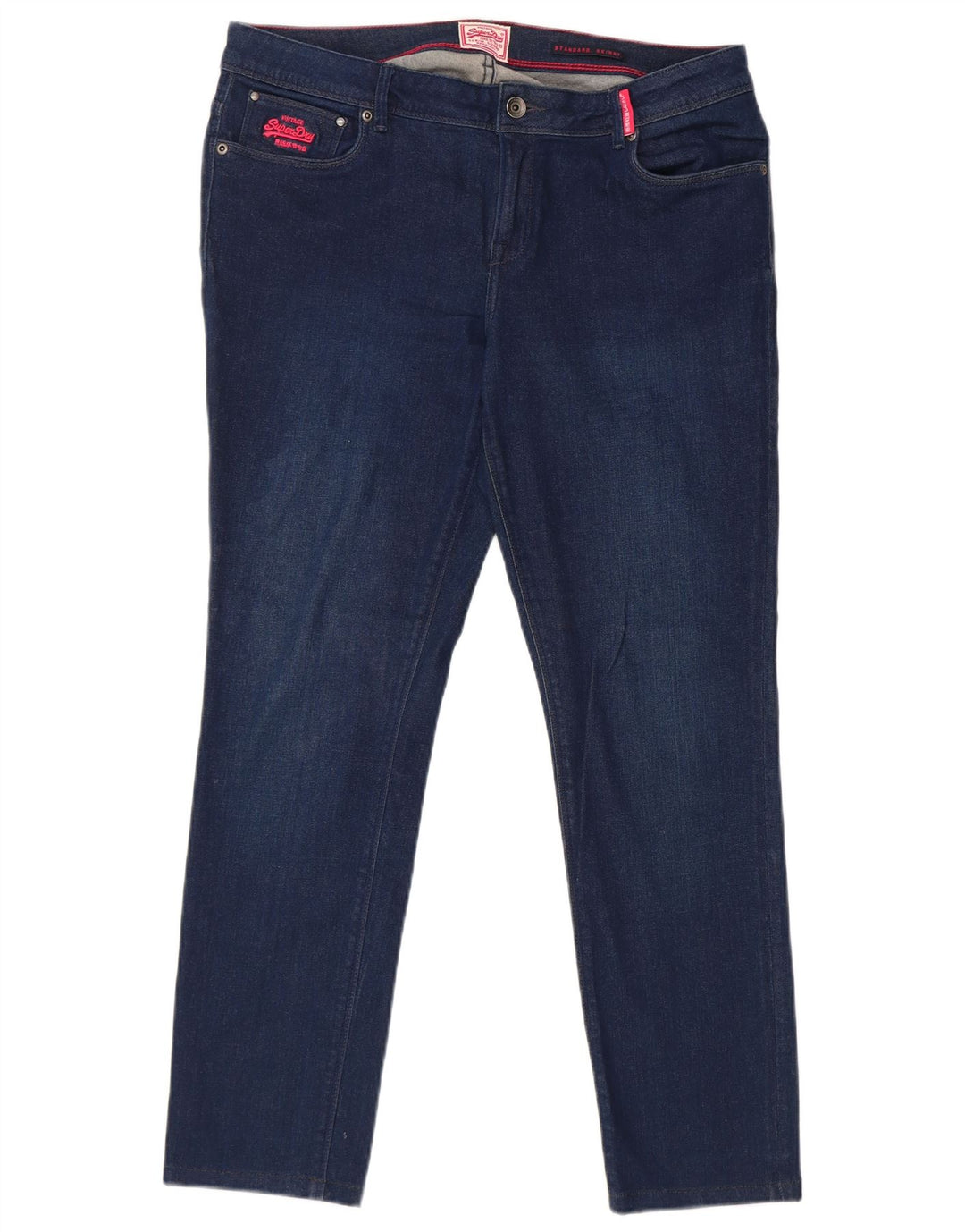 Jeans skinny da donna vestibilità standard SUPERDRY W32 L28 cotone blu