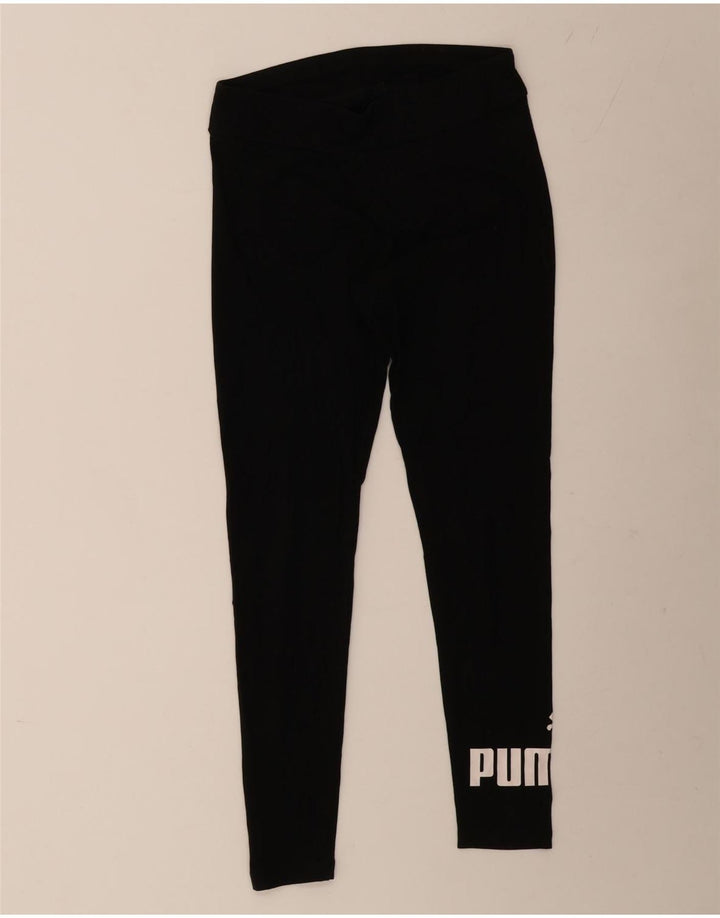 Leggings grafici PUMA da donna UK 12 cotone nero medio