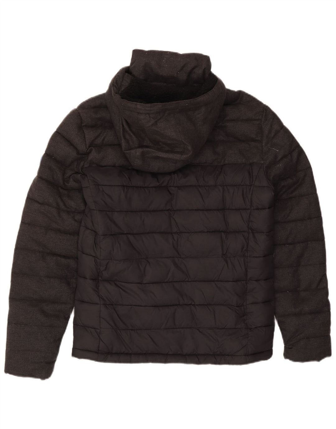 Giacca imbottita con cappuccio da uomo Superdry UK 36 Small Poliestere grigio