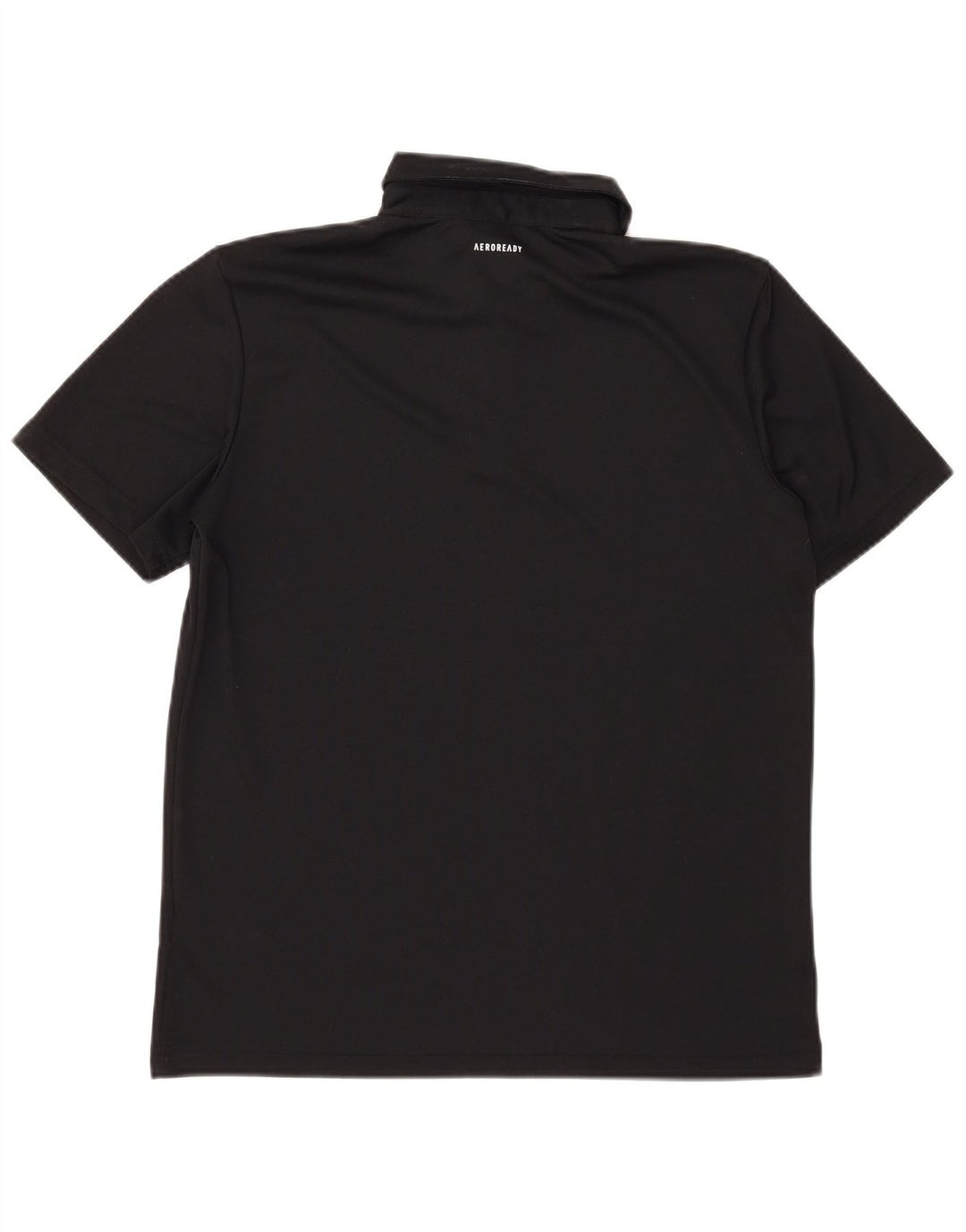 Polo Adidas Aeroready da uomo in poliestere nero medio